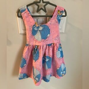 Handmade Cinderella Cross Back Top Disney Pink Princess